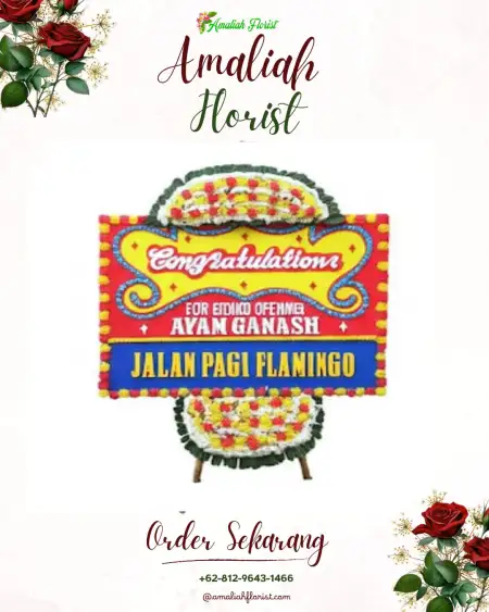 Sewa Papan Bunga Tembong